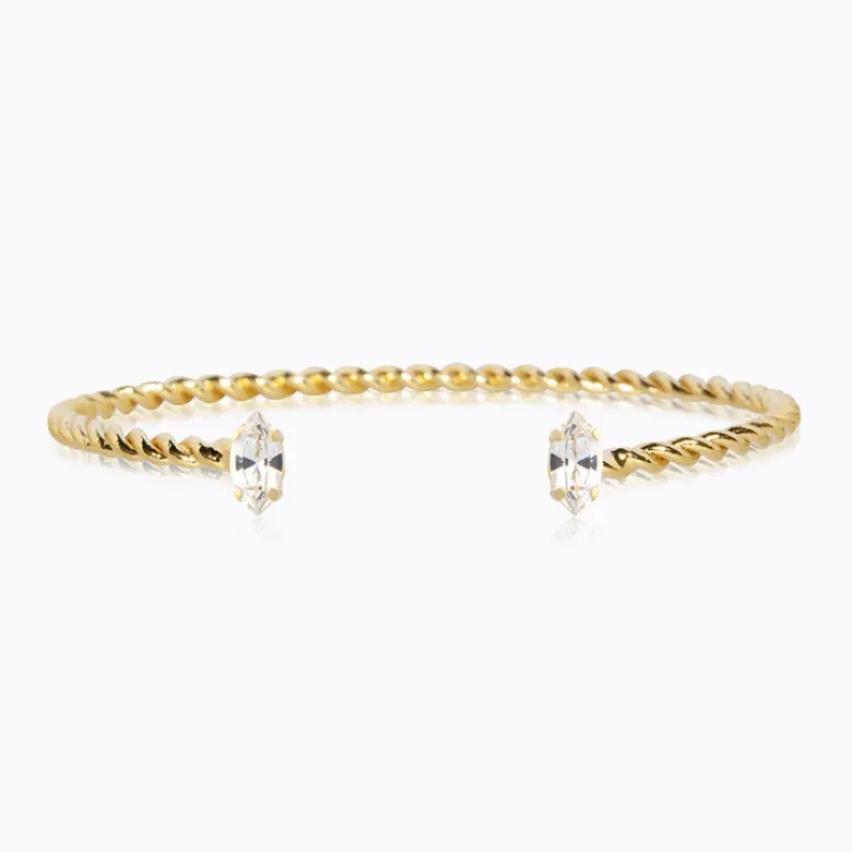 Caroline Svedbom Petite Navette Armband / Crystal (Guld)
