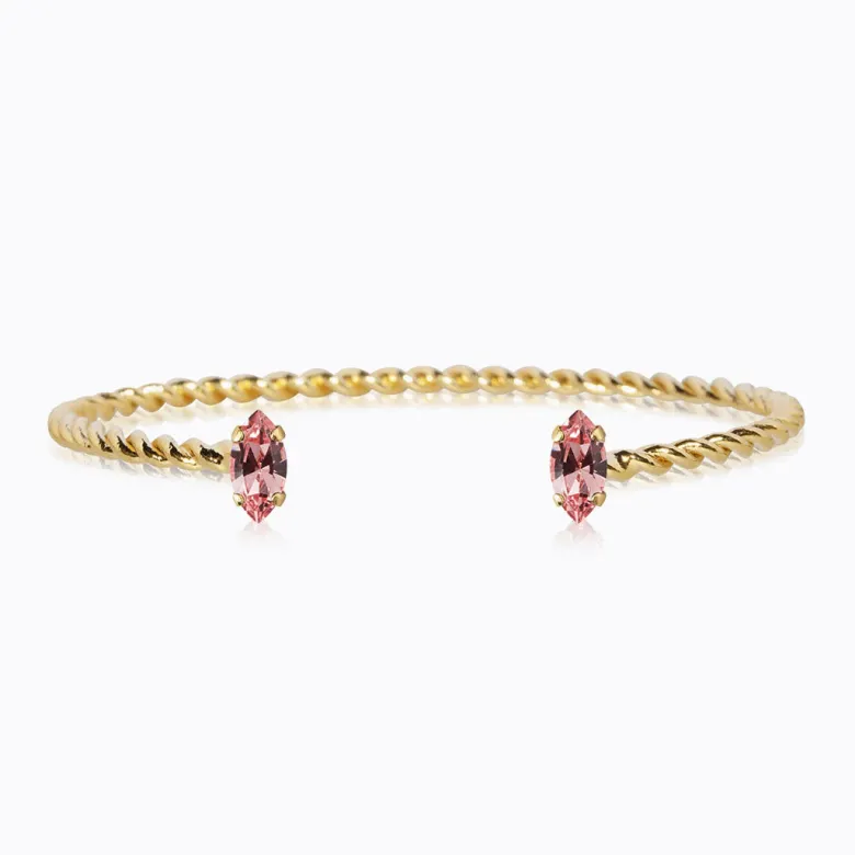 Caroline Svedbom Petite Navette Armband / Light Rose (Guld)