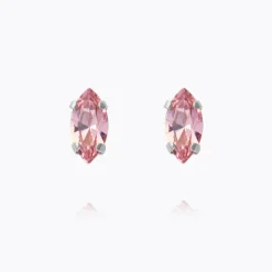 Caroline Svedbom Petite Navette Örhängen / Light Rose (Rhodium)