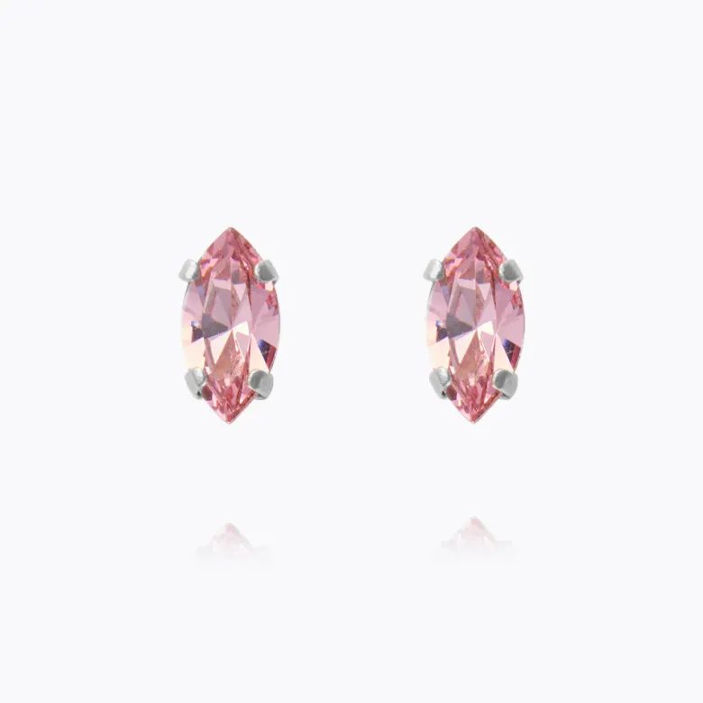 Caroline Svedbom Petite Navette Örhängen / Light Rose (Rhodium)