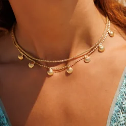 Caroline Svedbom Petite Rope Halsband (Guld)