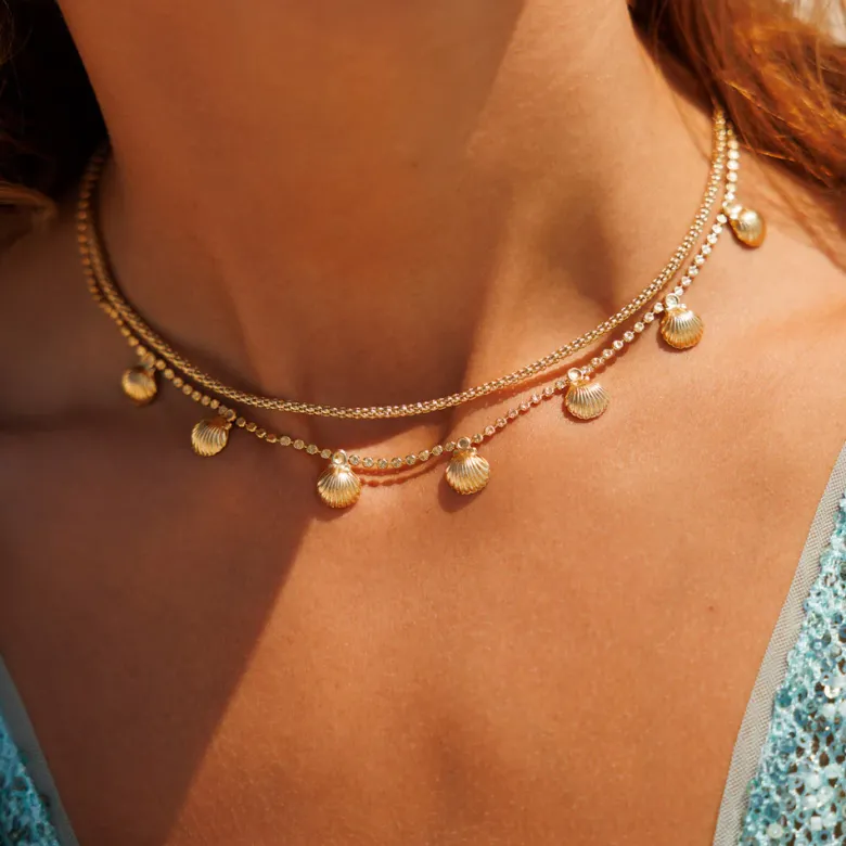 Caroline Svedbom Petite Rope Halsband (Guld)