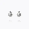 Caroline Svedbom Petite Shell Örhängen / Crystal (Rhodium)