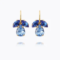 Caroline Svedbom Petite Timo Örhängen / Lapis + Sapphire (Guld)