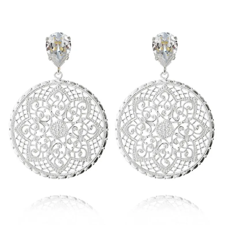 Caroline Svedbom Örhängen Alexandra Crystal (Rhodium)