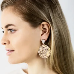 Caroline Svedbom Örhängen Alexandra Crystal (Rhodium)