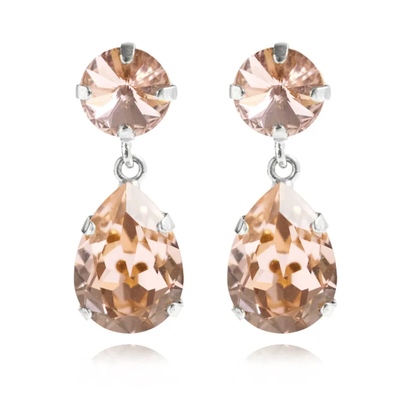 Caroline Svedbom Örhängen Classic Drop Vintage Rose (Rhodium)