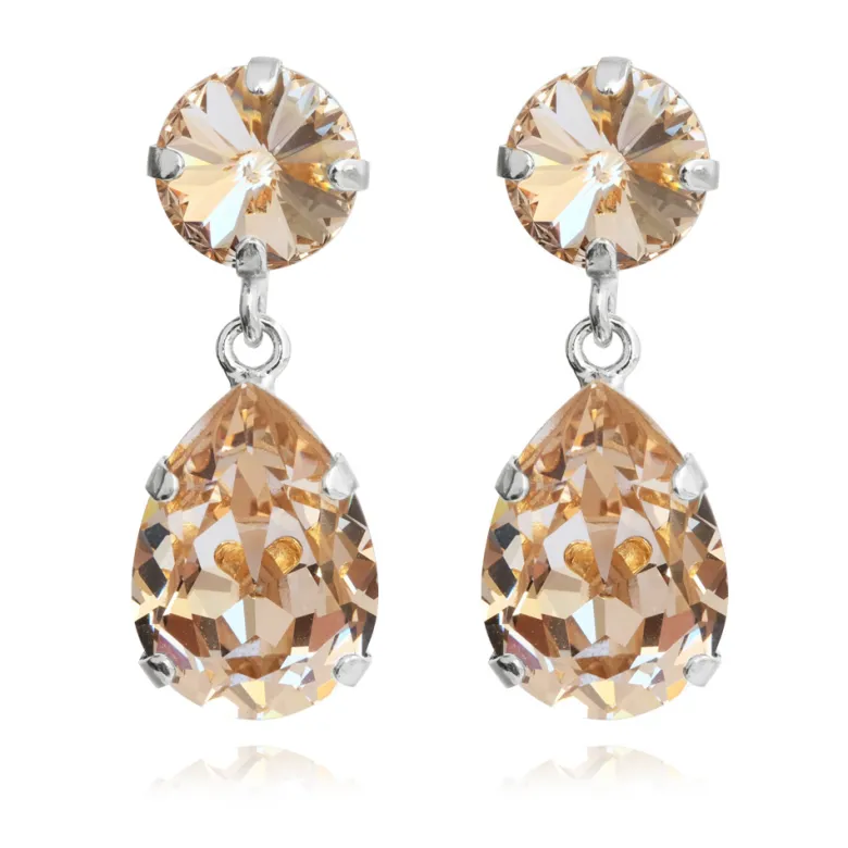 Caroline Svedbom Örhängen Classic Drop Silk (Rhodium)
