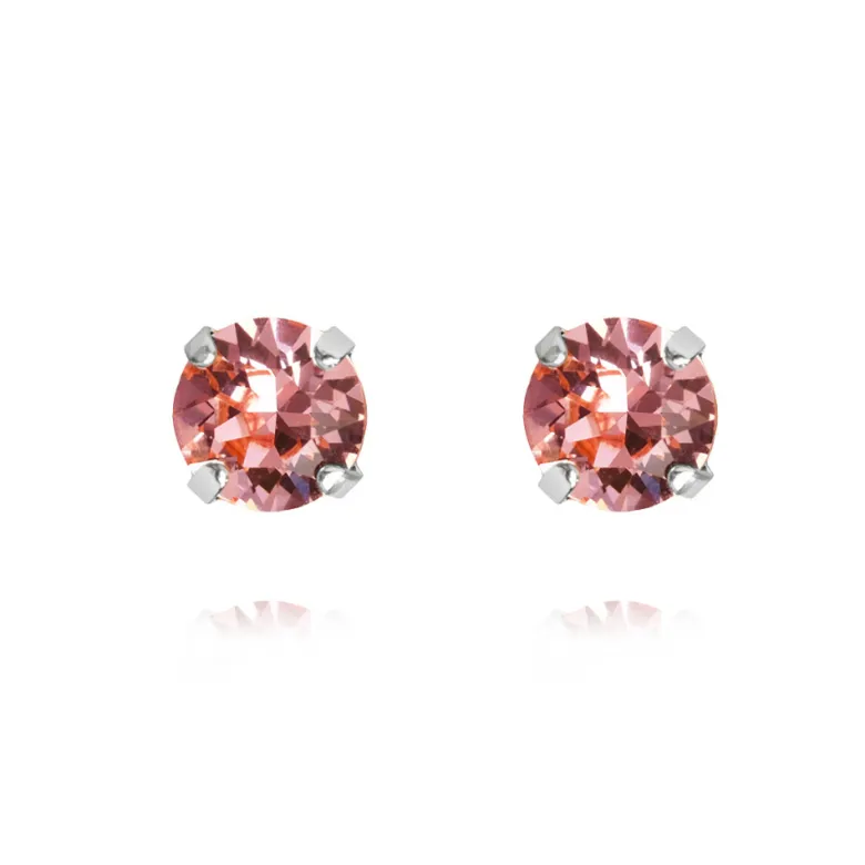 Caroline Svedbom Örhängen Classic Stud Light Rose (Rhodium)
