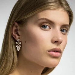 Caroline Svedbom Örhängen Mini Dione Silk (Rhodium)