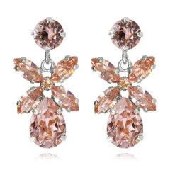 Caroline Svedbom Örhängen Mini Dione Vintage Rose (Rhodium)