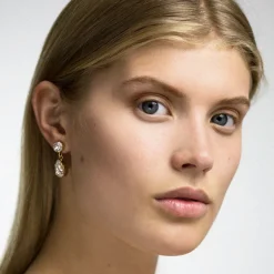 Caroline Svedbom Örhängen Mini Drop Denim Blue (Guld)
