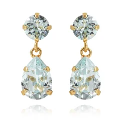 Caroline Svedbom Örhängen Mini Drop Light Azure (Guld)