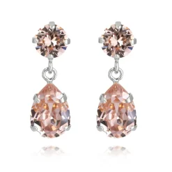 Caroline Svedbom Örhängen Mini Drop Vintage Rose (Rhodium)