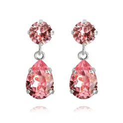 Caroline Svedbom Örhängen Mini Drop Light Rose (Rhodium)
