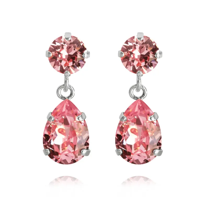 Caroline Svedbom Örhängen Mini Drop Light Rose (Rhodium)