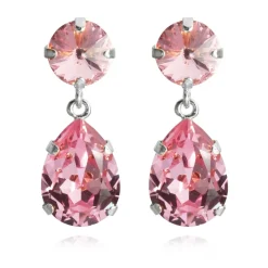 Caroline Svedbom Örhängen Mini Drop Light Rose (Rhodium)