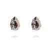 Caroline Svedbom Örhängen Petite Drop Stud Black Diamond (Rhodium)
