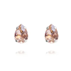 Caroline Svedbom Örhängen Petite Drop Stud Vintage Rose (Rhodium)