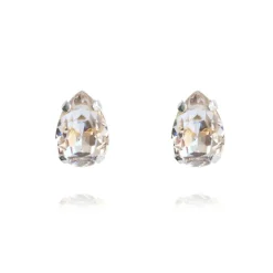 Caroline Svedbom Örhängen Petite Drop Stud Crystal (Rhodium)