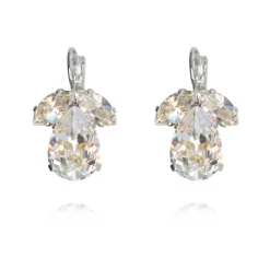 Caroline Svedbom Örhängen Timo Crystal (Rhodium)