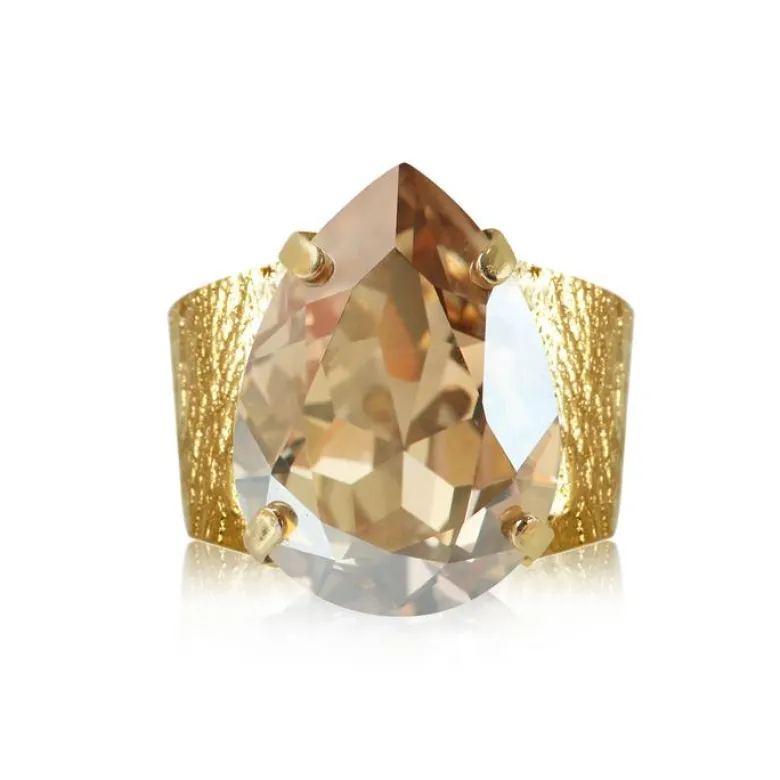 Caroline Svedbom Ring Classic Drop Golden Shadow (Guld)