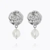 Caroline Svedbom Rosita Pearl Örhängen / Pearl (Rhodium)