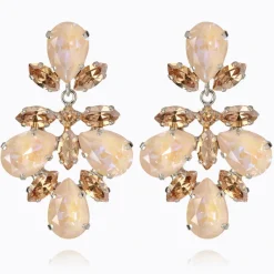 Caroline Svedbom Selene Örhängen/ Ivory Cream Delite (Rhodium)