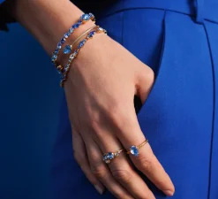 Caroline Svedbom Stardust Ring / Blue Combo (Guld)