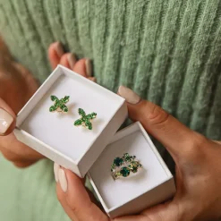 Caroline Svedbom Stardust Ring / Green Combo (Gold)