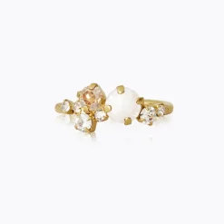 Caroline Svedbom Stardust Ring / Electric White Combo (Guld)