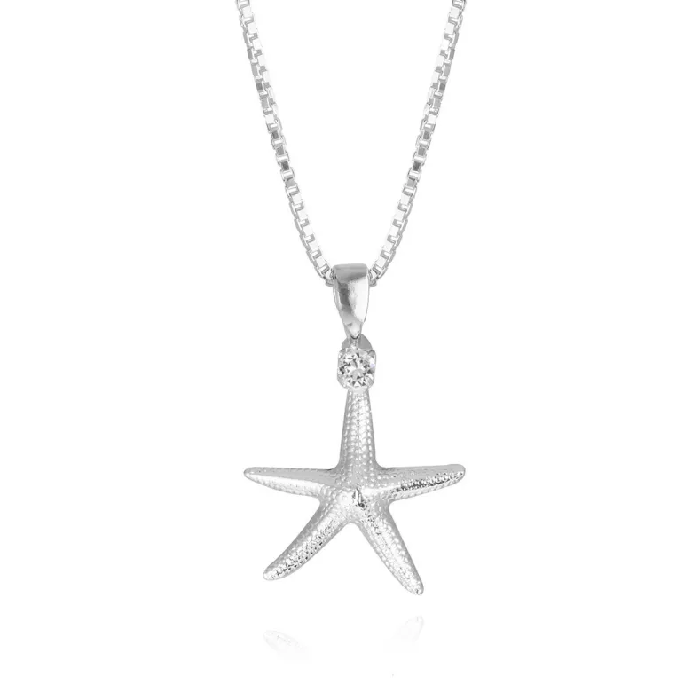 Caroline Svedbom Starfish Halsband Guld Crystal