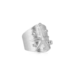 Caroline Svedbom Starfish Ring Rhodium / Crystal