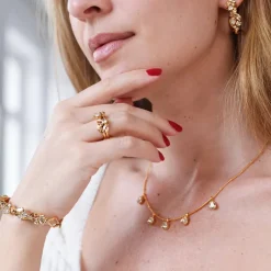 Caroline Svedbom Stella Ring / Silk Combo (Rhodium)