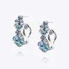 Caroline Svedbom Stella Örhängen / Blue Combo (Rhodium)