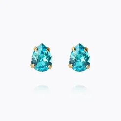 Caroline Svedbom Superpetite Drop Örhängen / Aquamarine (Guld)