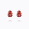 Caroline Svedbom Superpetite Drop Örhängen / Rose Peach (Rhodium)
