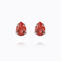 Caroline Svedbom Superpetite Drop Örhängen / Rose Peach (Rhodium)