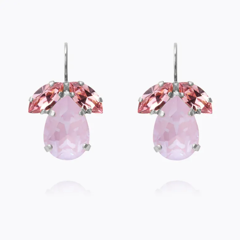 Caroline Svedbom Timo Örhängen / Soft Pink Combo (Rhodium)