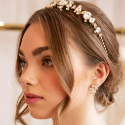 Caroline Svedbom When I Look At You Tiara / Crystal (Guld)