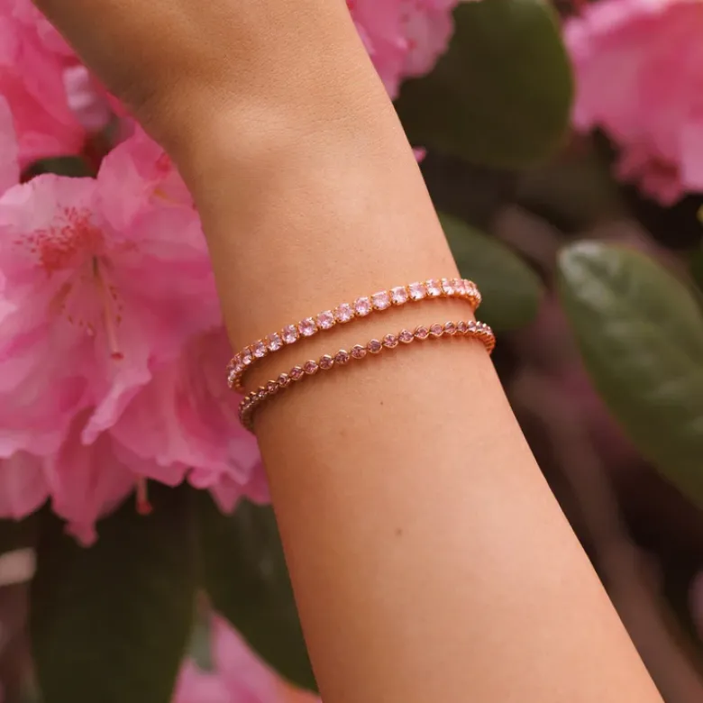 Caroline Svedbom Zara Armband/ Rosaline (Rhodium)
