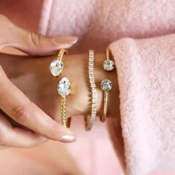 Caroline Svedbom Zara Armband Guld / Crystal