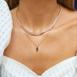 Caroline Svedbom Zara Halsband / Crystal (Rhodium)