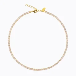 Caroline Svedbom Zara Halsband / Crystal (Guld)