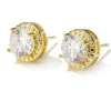 Celine Estelle Guld Studs Örhängen CZ – CEEG081