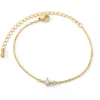 Celine Estelle Guldarmband med CZ 15+5 cm