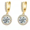 Celine Estelle Guldörhängen med 14K förgyllning och cubic zirconia