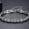 Celine Estelle Silverarmband med cubic zirconia 17+5 cm