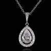 Celine Estelle Silverhalsband med Vitguld och CZ 40+8 cm
