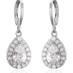Celine Estelle Silverörhängen med cubic zirconia